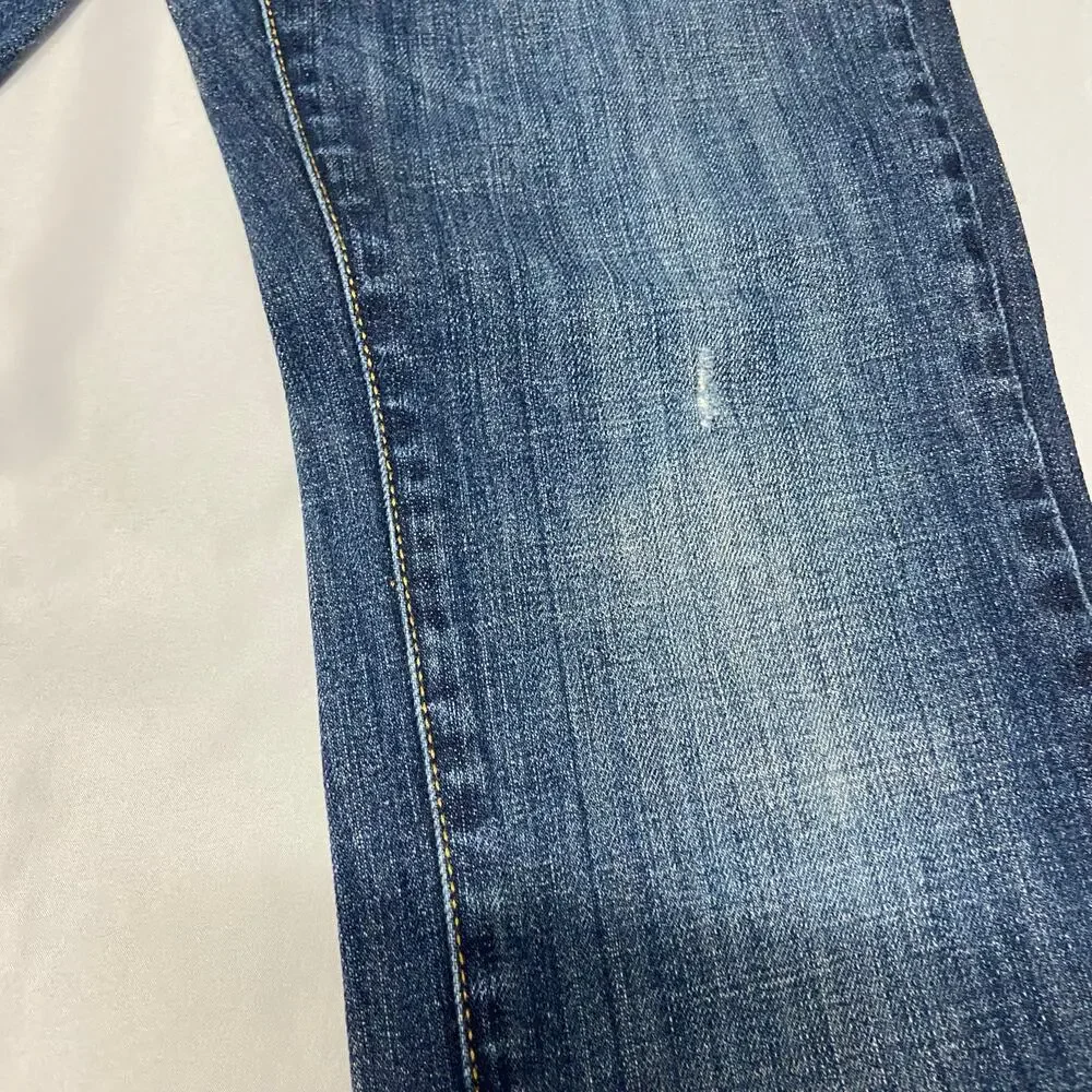 CAbi Jeans Womens Size 2 Rivets Straight Stretch Denim Low Rise Style #513 - Picture 6 of 16